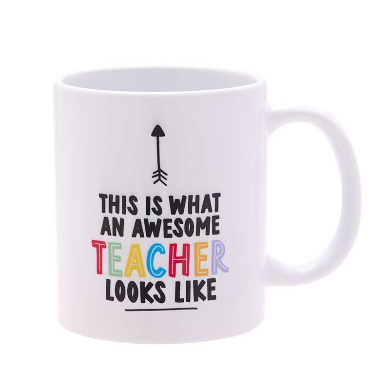 11oz  "AWESOME TEACHER" HULLABALOO MUG