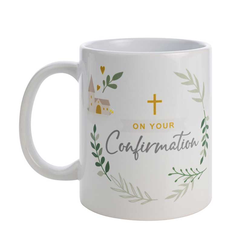 CONFIRMATION FAITH & HOPE WHITE MUG
