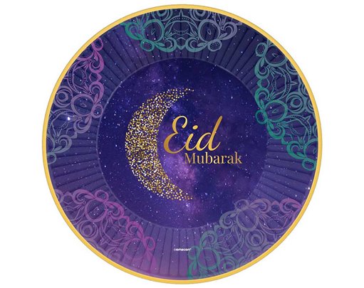 8PK 23cm OPULENT EID PLATES