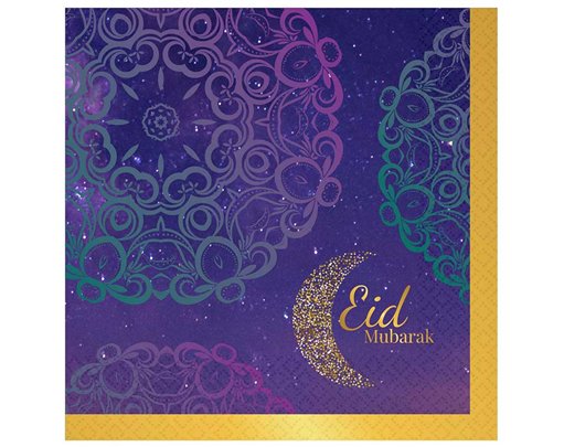 16PK OPULENT EID LUNCHEON NAPKINS