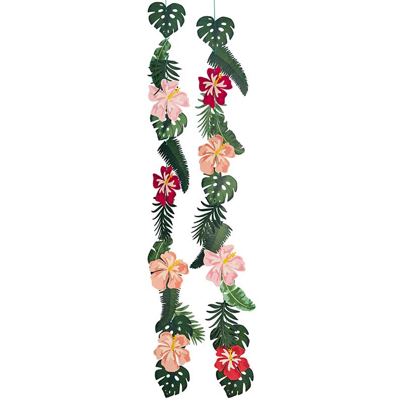 2PK TROPICAL HANGING GARLAND