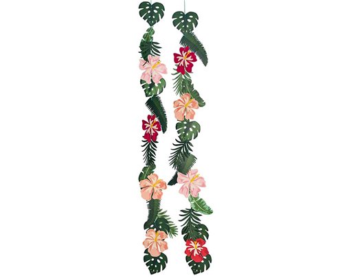 2PK TROPICAL HANGING GARLAND
