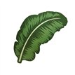 TROPICAL LEAF CARD PLATTER