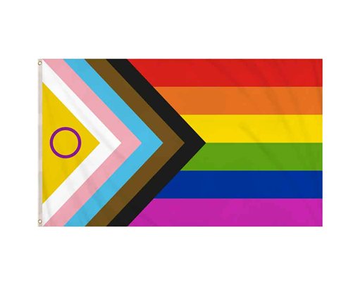 5x 3ft INTERSEX PROGRESS PRIDE FLAG