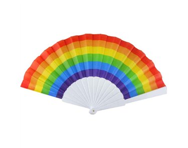23cm FOLDING PRIDE FAN