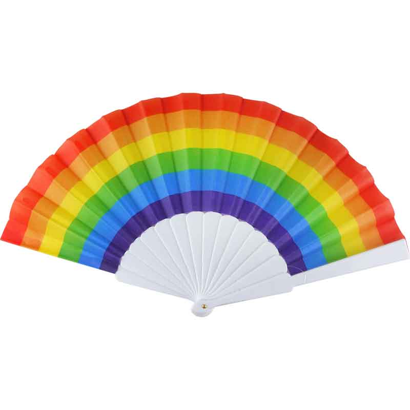 23cm FOLDING PRIDE FAN