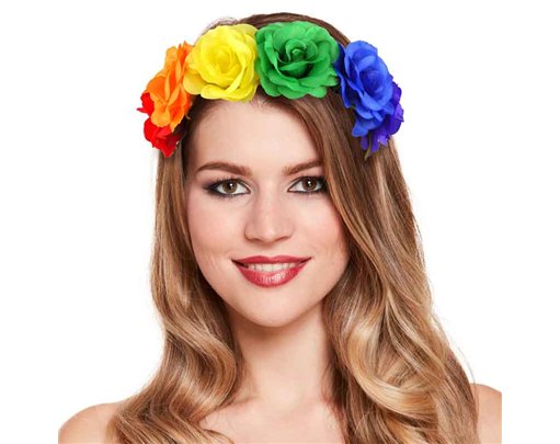 HEADBAND PRIDE WITH FLOWERS