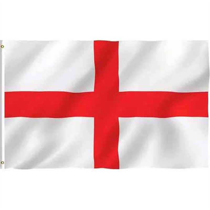 5x3ft ST GEORGE FLAG WITH EYELETS