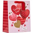 SENDING LOVE BALLOONS VALENTINES DAY LARGE GIFT BAG 6S