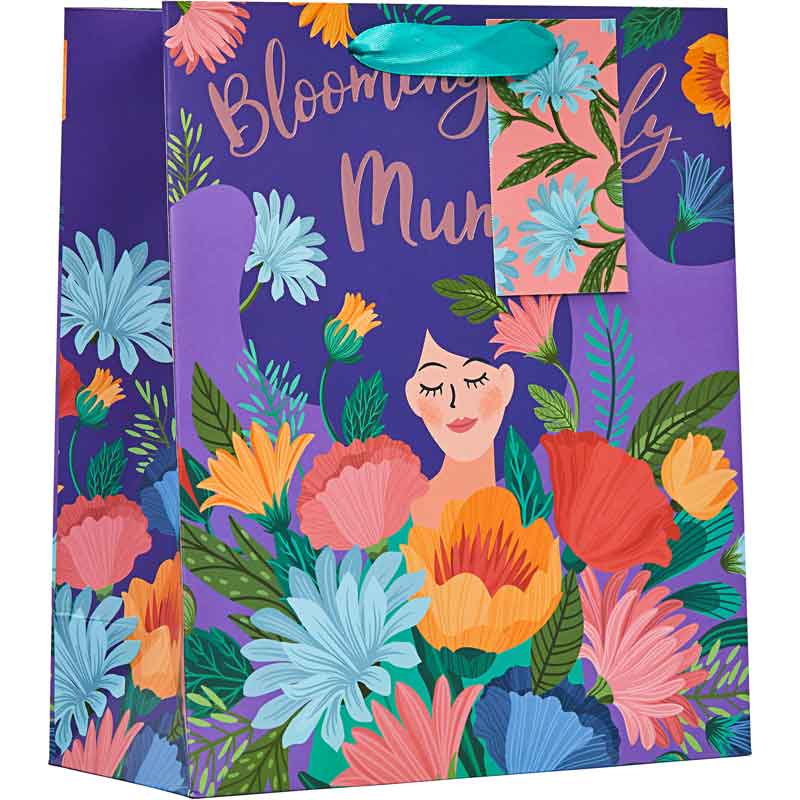 BLOOMING LOVELY MOTHERS DAY MEDIUM GIFT BAG 6S