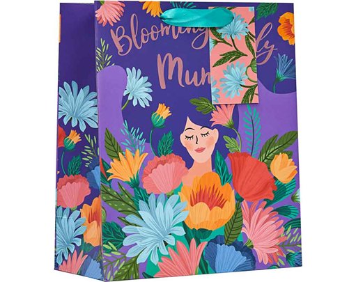 BLOOMING LOVELY MOTHERS DAY MEDIUM GIFT BAG 6S