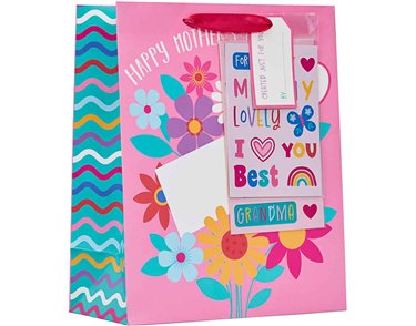 MOTHERS DAY DECORATE YOUR OWN LARGE BAG 6S