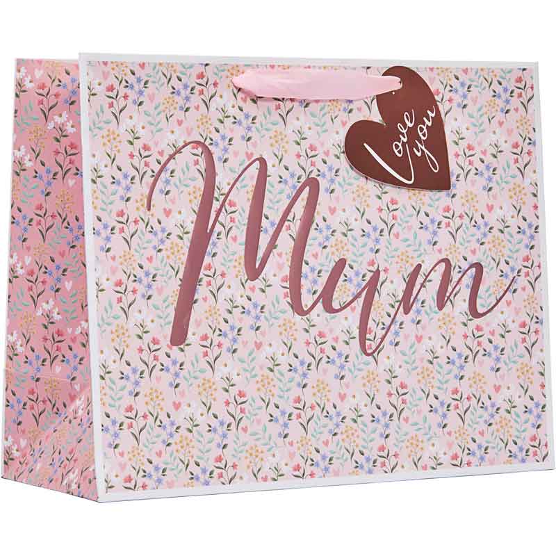 DITSY FLORAL LARGE SHOPPER MOTHERS DAY GIFT BAG 6S