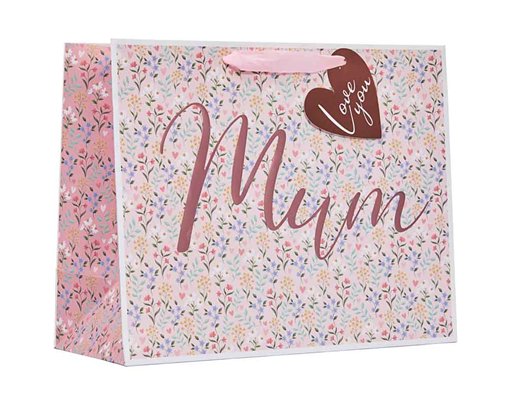 DITSY FLORAL LARGE SHOPPER MOTHERS DAY GIFT BAG 6S