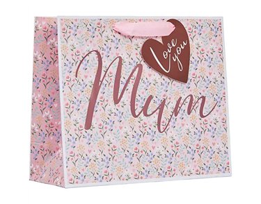 DITSY FLORAL MEDIUM SHOPPER MOTHERS DAY GIFT BAG 6S