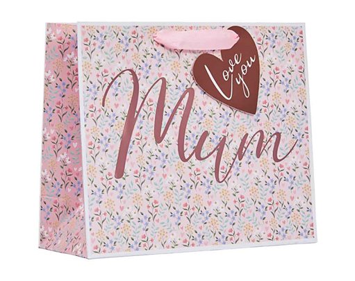 DITSY FLORAL MEDIUM SHOPPER MOTHERS DAY GIFT BAG 6S