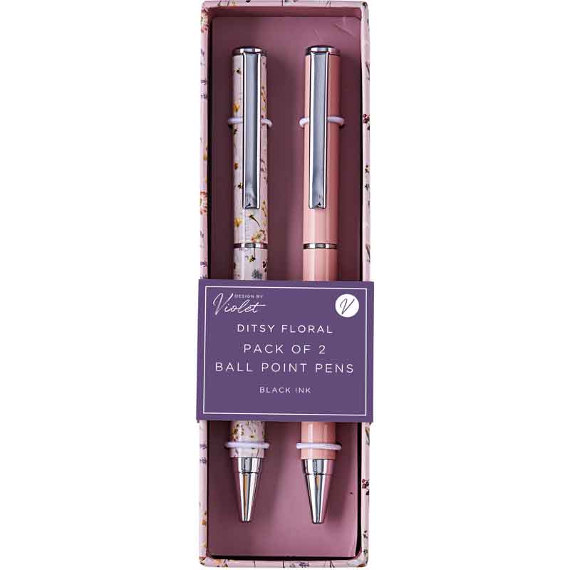 2PK MOTHERS DAY DITSY FLORAL PENS