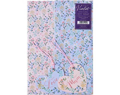 DITSY FLORAL MOTHERS DAY GIFT WRAP