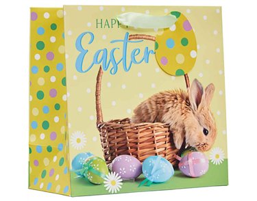 EASTER BUNNY MEDIUM GIFT BAG 6S