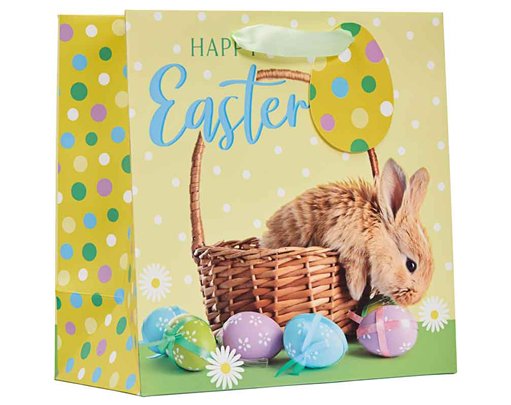 EASTER BUNNY MEDIUM GIFT BAG 6S