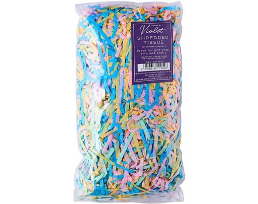 ASST COLOURS EASTER SHREDDED TISSUE 12S
