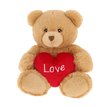 25cm KEELECO BROWN HARRY BEAR WITH HEART