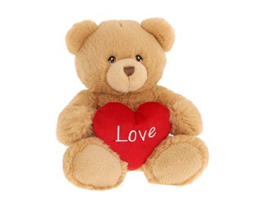 75cm KEELECO BROWN HARRY BEAR WITH HEART