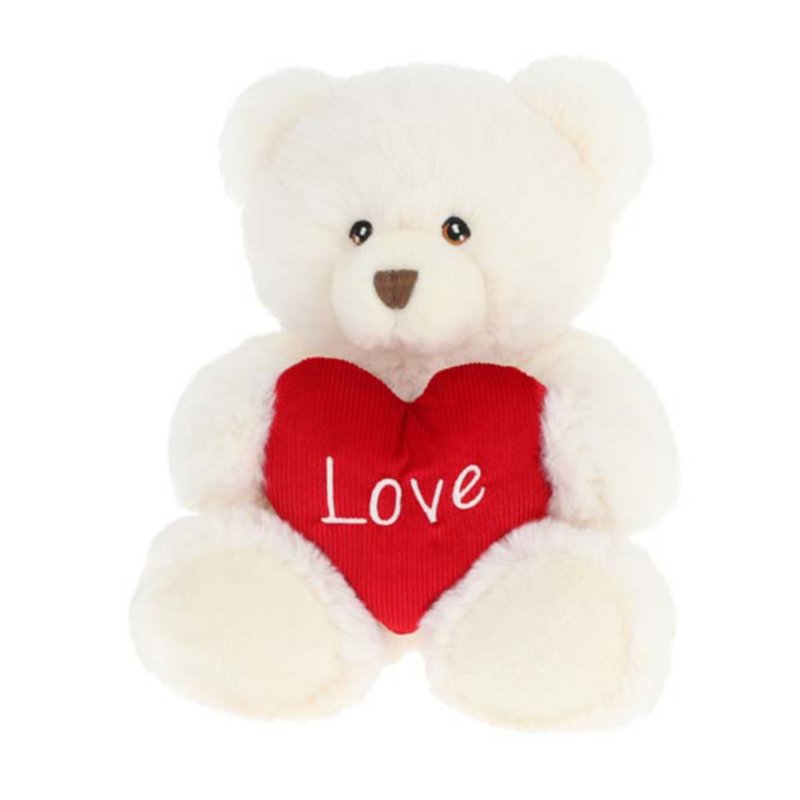 30cm KEELECO CREAM HARRY BEAR WITH HEART
