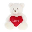 75cm KEELECO CREAM HARRY BEAR WITH HEART