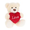 30cm KEELECO CREAM BARNEY BEAR WITH HEART