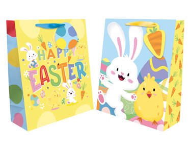 EASTER LARGE CUTE GIFT BAG 12S