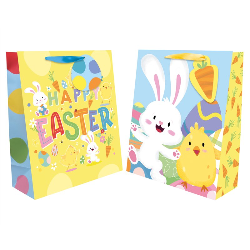 EASTER LARGE CUTE GIFT BAG 12S