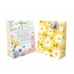 EASTER MEDIUM FLORAL GIFT BAG 12S