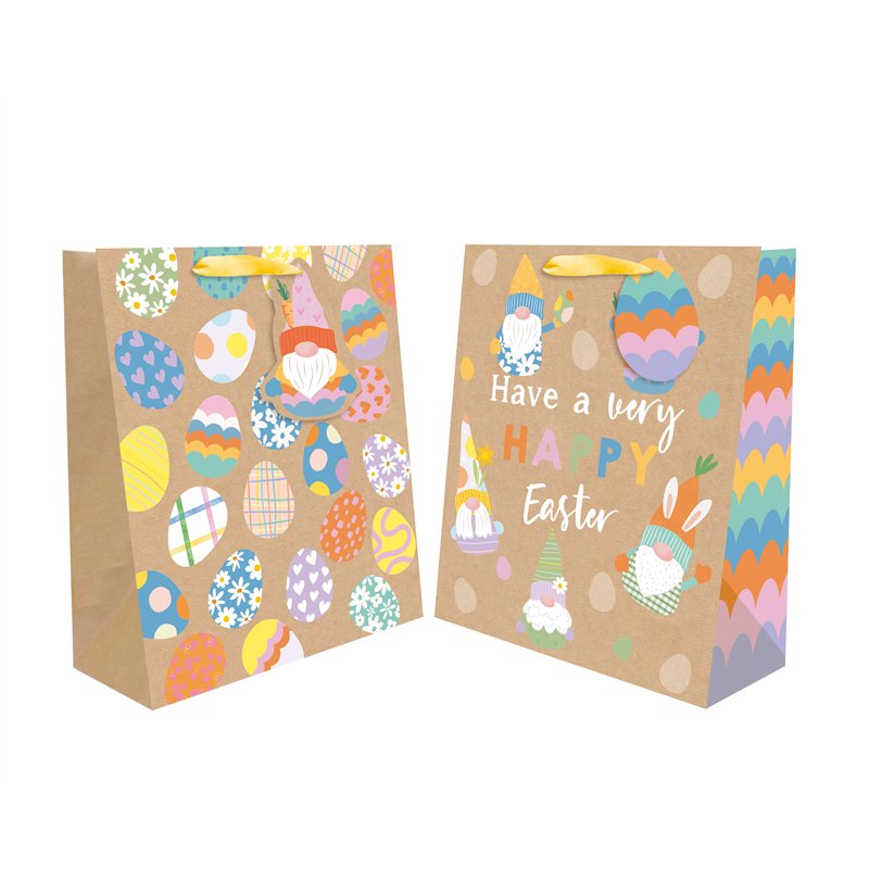EASTER MEDIUM CRAFT GIFT BAG 12S