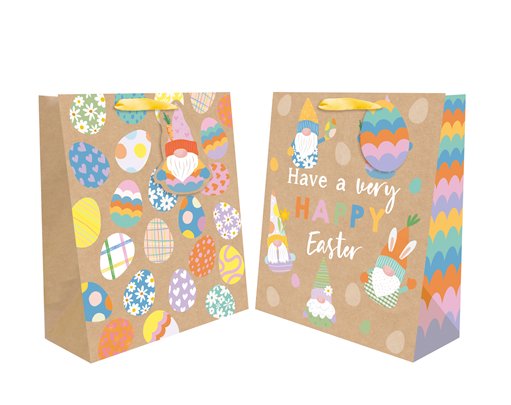 EASTER MEDIUM CRAFT GIFT BAG 12S