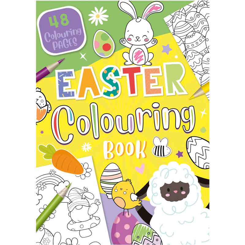 A4 EASTER COLOURING BOOK