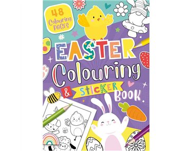 A4 EASTER COLOURING & STICKER BOOK