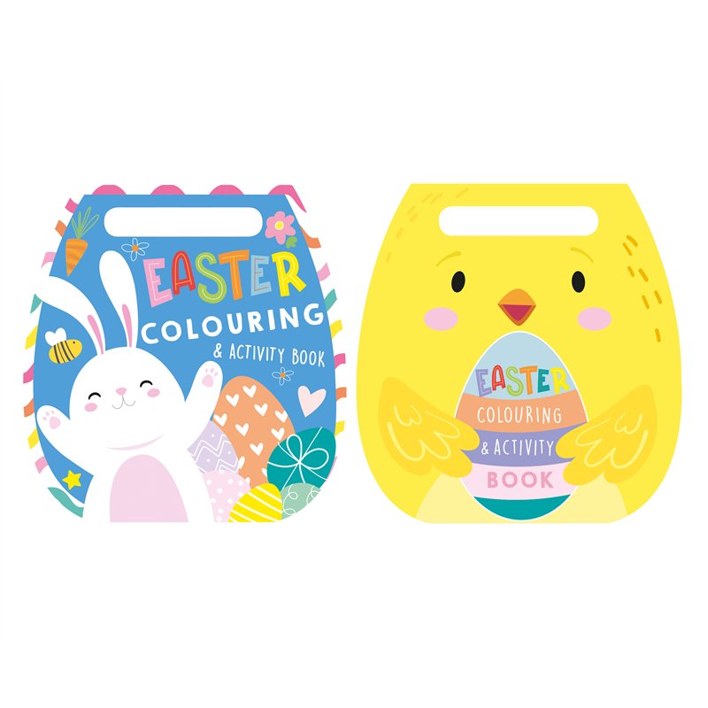 EASTER HANDLE COLOURING BOOK