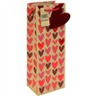 KRAFT HEARTS VALENTINES BOTTLE BAG 12S