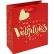HAPPY VALENTINES DAY TEXT MEDIUM GIFT BAG 12S