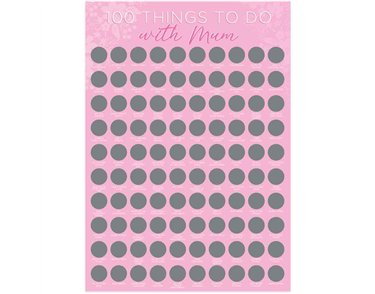 MOTHERS DAY 100 THINGS WITH MUM POSTER