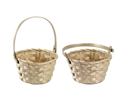 EASTER BEIGE MEDIUM BASKET 12S