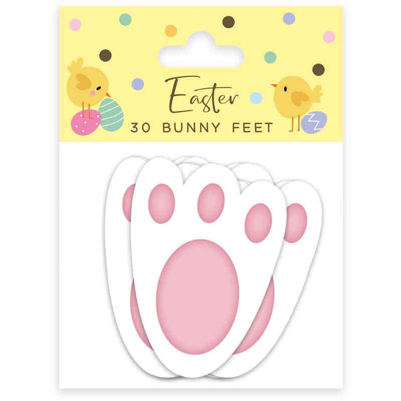 30PC EASTER BUNNY FEET
