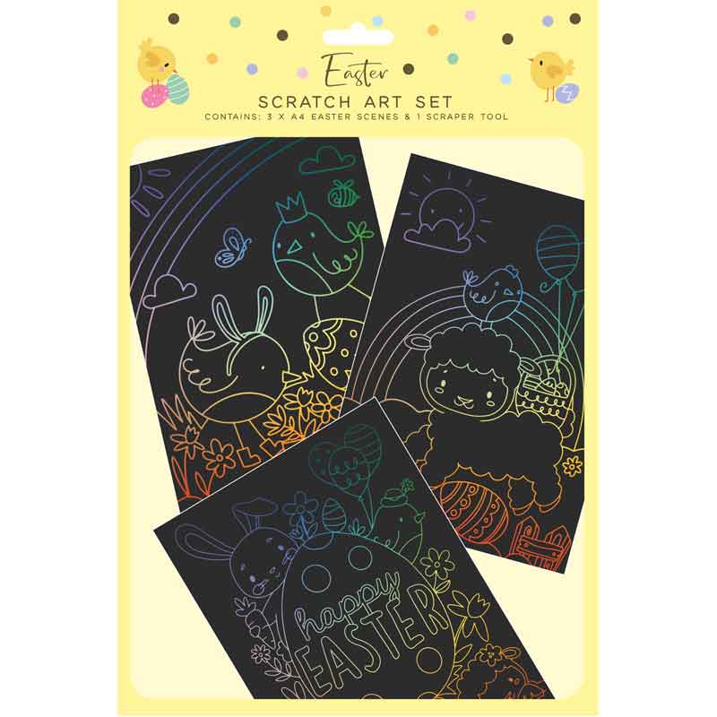 EASTER SCRATCH ART