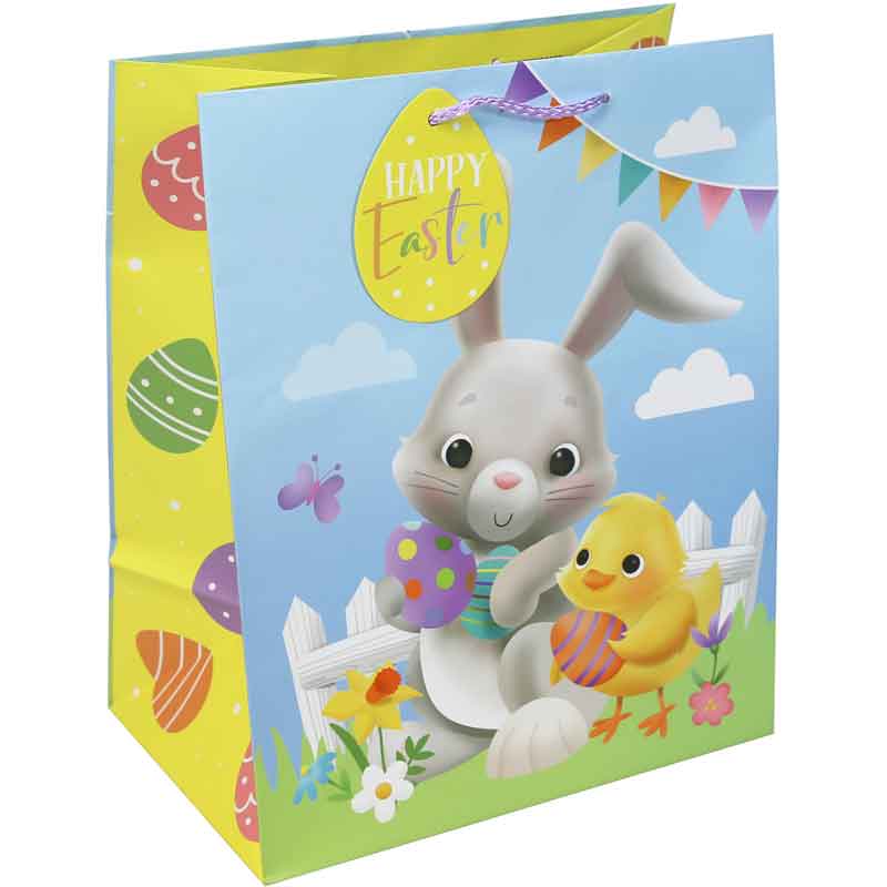 EASTER BUNNY LARGE GIFT BAG 12S