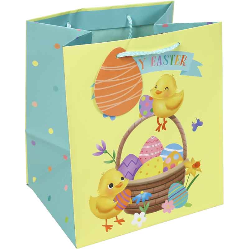 EASTER CHICK MEDIUM GIFT BAG 12S