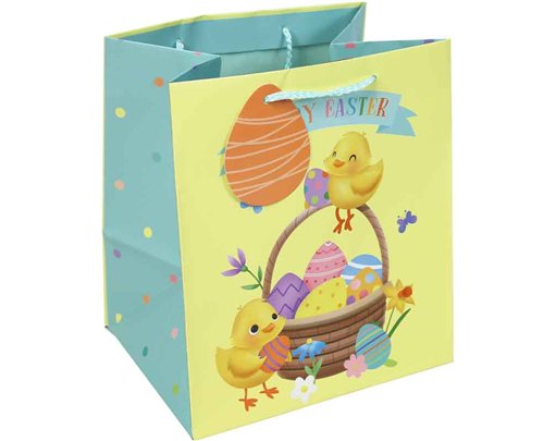 EASTER CHICK MEDIUM GIFT BAG 12S