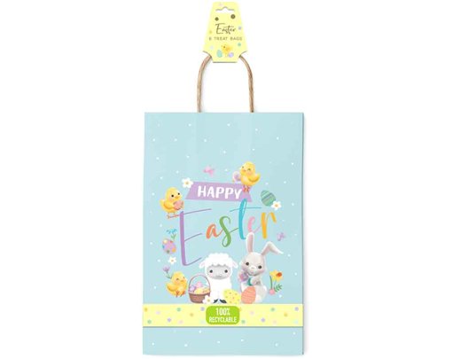 6PK 2ASST EASTER TREAT BAGS