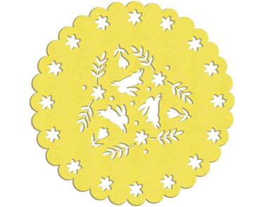 2PK EASTER FELT PLACEMATS