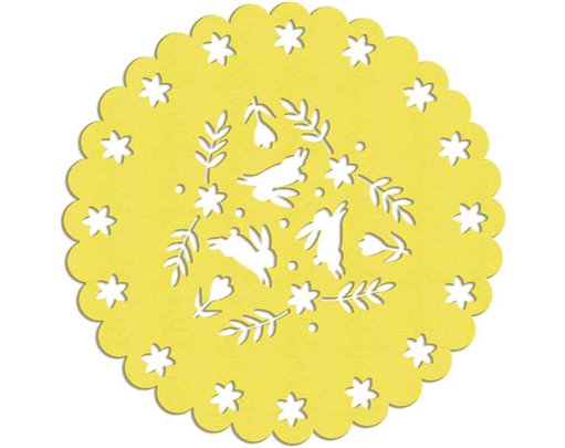2PK EASTER FELT PLACEMATS